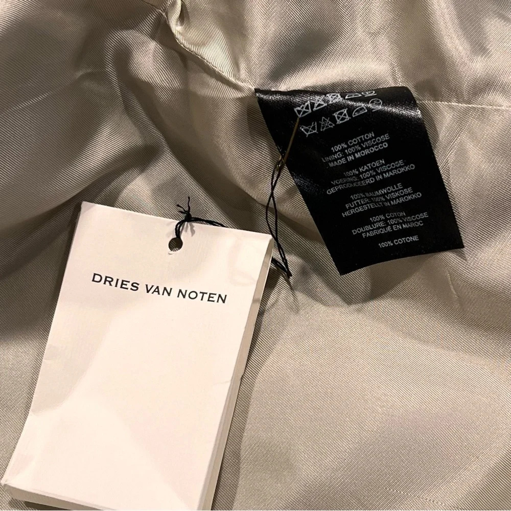NWT Dries Van Noten Green Beau Blazer Sz-40 - Picture 10 of 11